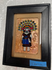 FRAMED-KACHINA WOMAN WITH HEADRESS