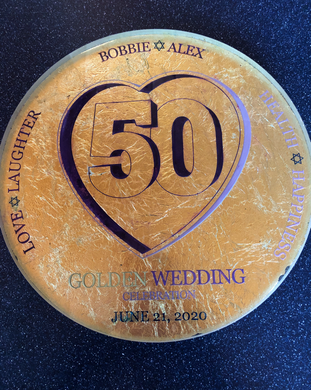 LOGOS  CRESTS AND SPECIAL GIFTS - 50TH WED GIFT