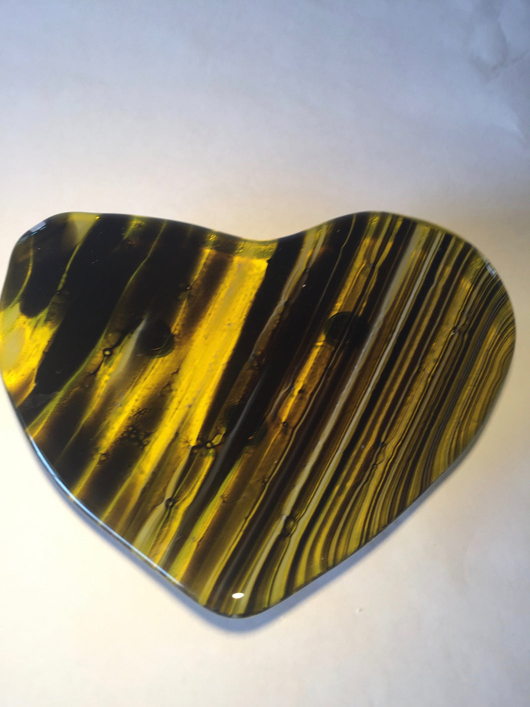 HEARTS-BLACK & YELLOW STRIPED